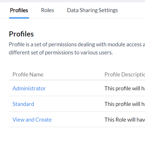 Profiles and Roles Image
